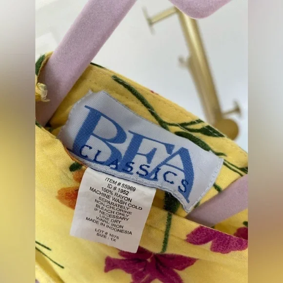 Cottagecore 90s Maxi Dress Floral BFA Classic Lightweight Spring Easter Vintage - Picture 7 of 8